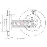 Слика 1 $на Кочионен диск MAXGEAR 19-1004