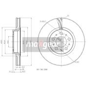 Слика 1 на кочионен диск MAXGEAR 19-1006