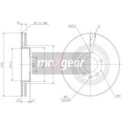 Слика 1 $на Кочионен диск MAXGEAR 19-1009