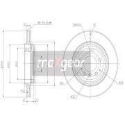 Слика 1 на кочионен диск MAXGEAR 19-1017MAX