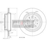 Слика 1 на кочионен диск MAXGEAR 19-1022