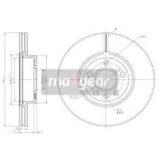 Слика 1 на кочионен диск MAXGEAR 19-1024