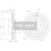 Слика 1 $на Кочионен диск MAXGEAR 19-1026