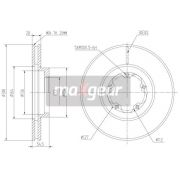 Слика 1 $на Кочионен диск MAXGEAR 19-1047