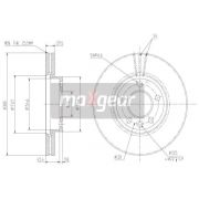 Слика 1 на кочионен диск MAXGEAR 19-1050