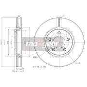 Слика 1 $на Кочионен диск MAXGEAR 19-1054