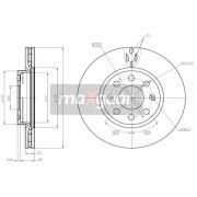 Слика 1 на кочионен диск MAXGEAR 19-1063