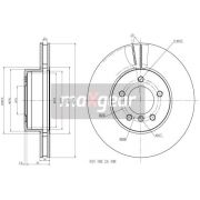 Слика 1 на кочионен диск MAXGEAR 19-1069