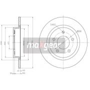 Слика 1 $на Кочионен диск MAXGEAR 19-1206