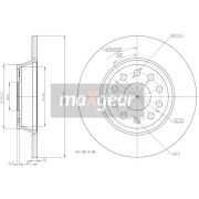 Слика 1 $на Кочионен диск MAXGEAR 19-1229