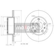 Слика 1 на кочионен диск MAXGEAR 19-1230