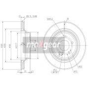 Слика 1 на кочионен диск MAXGEAR 19-1262