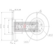 Слика 1 $на Кочионен диск MAXGEAR 19-1268