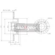 Слика 1 на кочионен диск MAXGEAR 19-1276