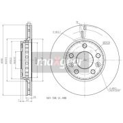 Слика 1 на кочионен диск MAXGEAR 19-1285