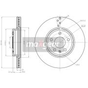 Слика 1 на кочионен диск MAXGEAR 19-1287