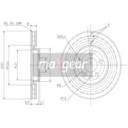 Слика 1 на кочионен диск MAXGEAR 19-1291