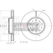 Слика 1 на кочионен диск MAXGEAR 19-1296