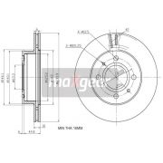 Слика 1 $на Кочионен диск MAXGEAR 19-1302