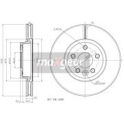 Слика 1 на кочионен диск MAXGEAR 19-1332