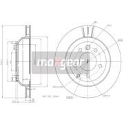 Слика 1 на кочионен диск MAXGEAR 19-1833