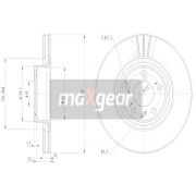 Слика 1 на кочионен диск MAXGEAR 19-1838