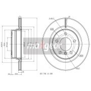 Слика 1 на кочионен диск MAXGEAR 19-1849