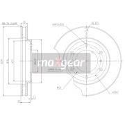 Слика 1 $на Кочионен диск MAXGEAR 19-1858