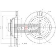 Слика 1 на кочионен диск MAXGEAR 19-1874