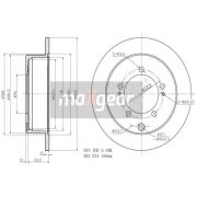 Слика 1 на кочионен диск MAXGEAR 19-1948