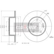 Слика 1 на кочионен диск MAXGEAR 19-2011