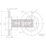 Слика 1 на кочионен диск MAXGEAR 19-2217