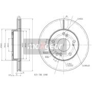 Слика 1 на кочионен диск MAXGEAR 19-2218