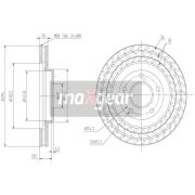 Слика 1 на кочионен диск MAXGEAR 19-2273MAX