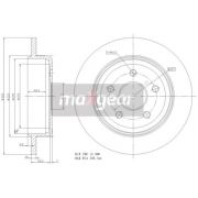 Слика 1 на кочионен диск MAXGEAR 19-2279