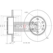 Слика 1 на кочионен диск MAXGEAR 19-2404