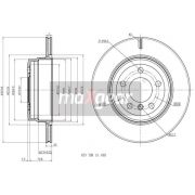 Слика 1 $на Кочионен диск MAXGEAR 19-2411