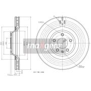 Слика 1 на кочионен диск MAXGEAR 19-2492