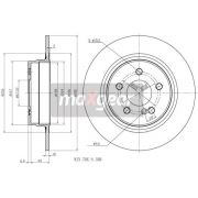 Слика 1 $на Кочионен диск MAXGEAR 19-2680MAX