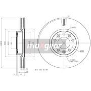 Слика 1 на кочионен диск MAXGEAR 19-2749