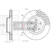 Слика 1 $на Кочионен диск MAXGEAR 19-2859