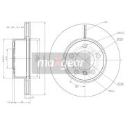 Слика 1 на кочионен диск MAXGEAR 19-3213