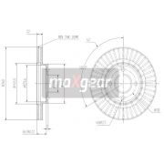 Слика 1 на кочионен диск MAXGEAR 19-3218