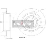 Слика 1 $на Кочионен диск MAXGEAR 19-3227