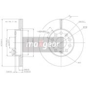 Слика 1 на кочионен диск MAXGEAR 19-3238