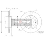 Слика 1 на кочионен диск MAXGEAR 19-3239