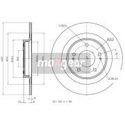 Слика 1 на кочионен диск MAXGEAR 19-3242