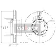 Слика 1 на кочионен диск MAXGEAR 19-3358