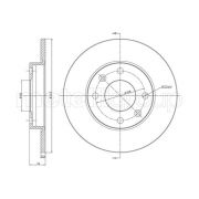 Слика 1 на кочионен диск METELLI 23-0100