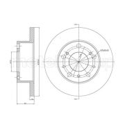 Слика 1 на кочионен диск METELLI 23-0134